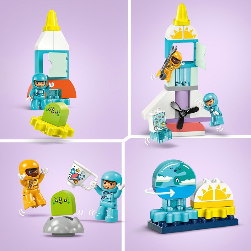 LEGO DUPLO 3-in-1-Spaceshuttle für viele Abenteuer