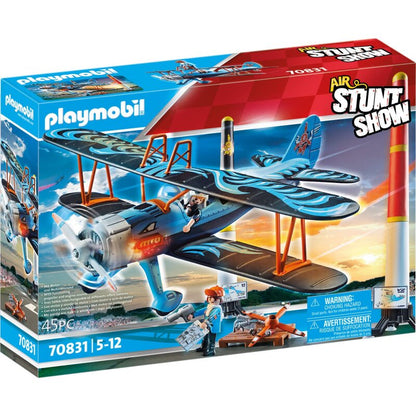 Playmobil Air Stuntshow Doppeldecker Phönix