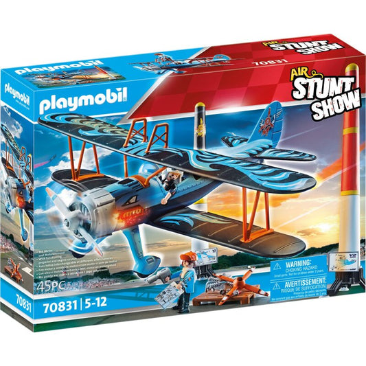 Playmobil Air Stuntshow Doppeldecker Phönix