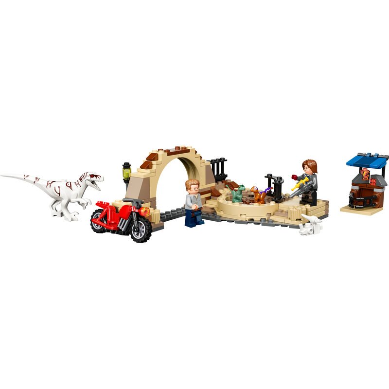 LEGO Jurassic World Atrociraptor: Motorradverfolgungsjagd