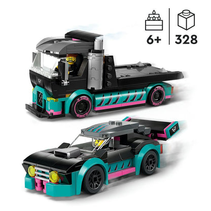 LEGO City Autotransporter mit Rennwagen