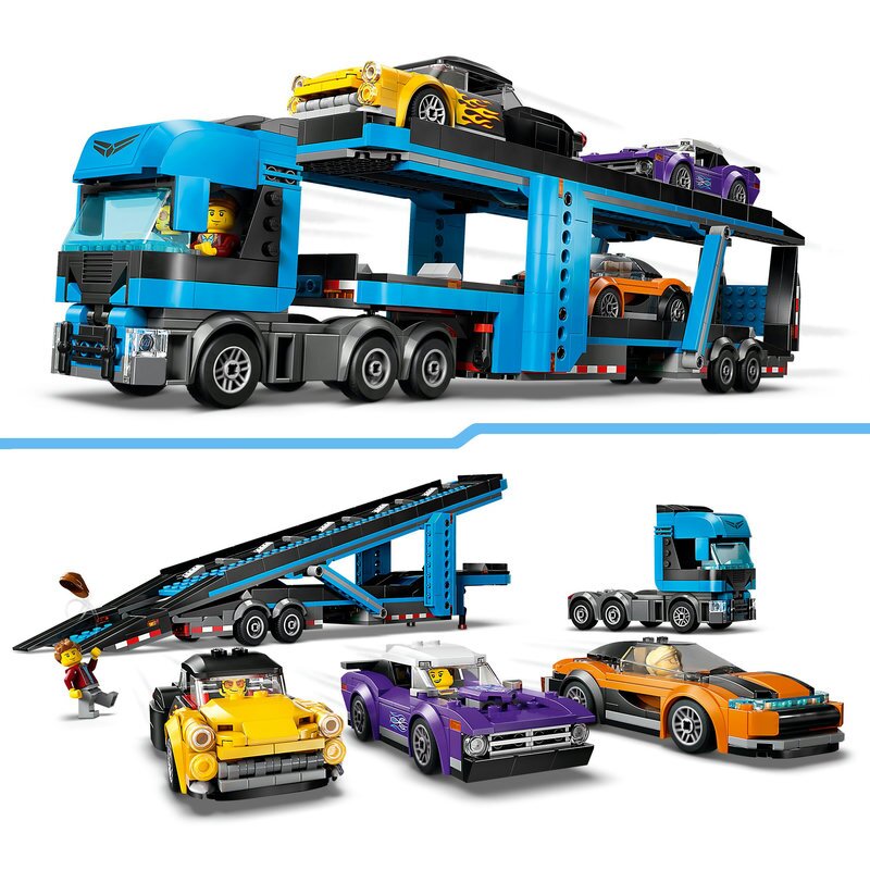 LEGO City Autotransporter mit Sportwagen