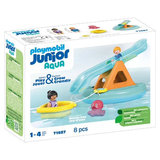 Playmobil Junior Badeinsel mit Wasserrutsche