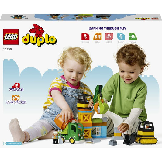 LEGO DUPLO Baustelle mit Baufahrzeugen