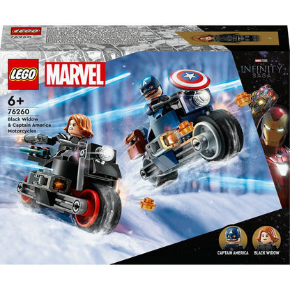 LEGO Marvel Black Widows & Captain Americas Motorräder