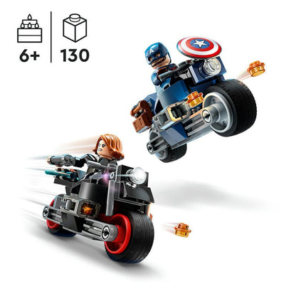 LEGO Marvel Black Widows & Captain Americas Motorräder