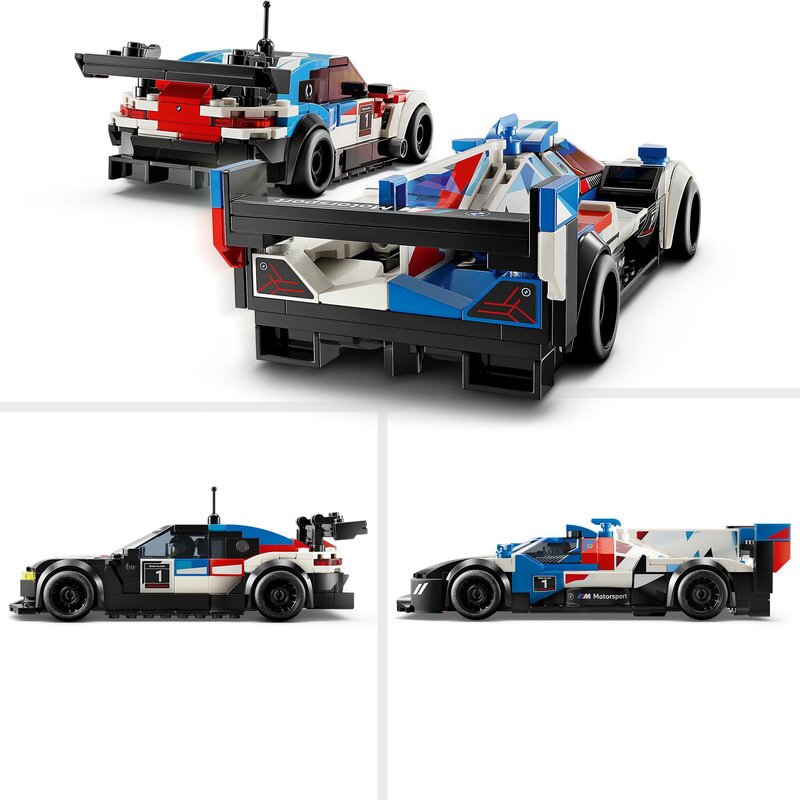 LEGO Speed Champions BMW M4 GT3 & BMW M Hybrid V8 Rennwagen