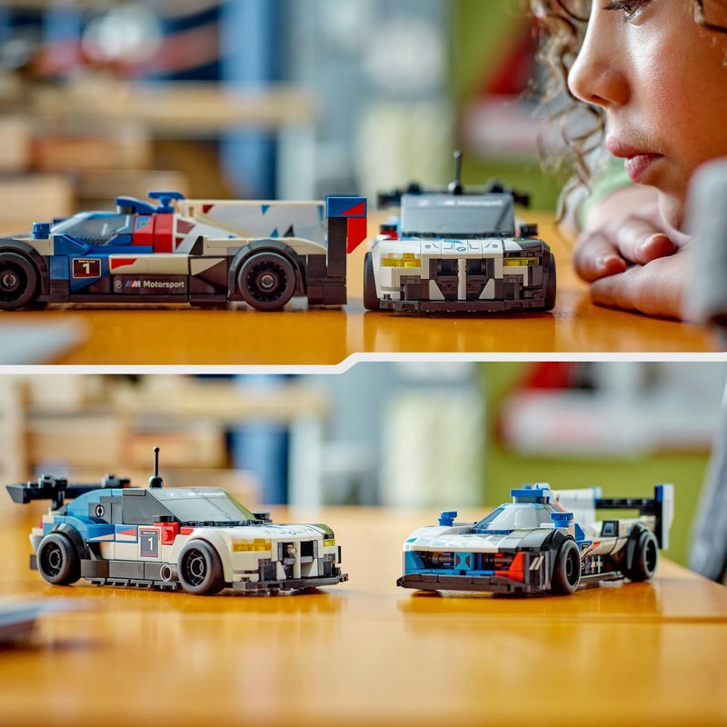 LEGO Speed Champions BMW M4 GT3 & BMW M Hybrid V8 Rennwagen