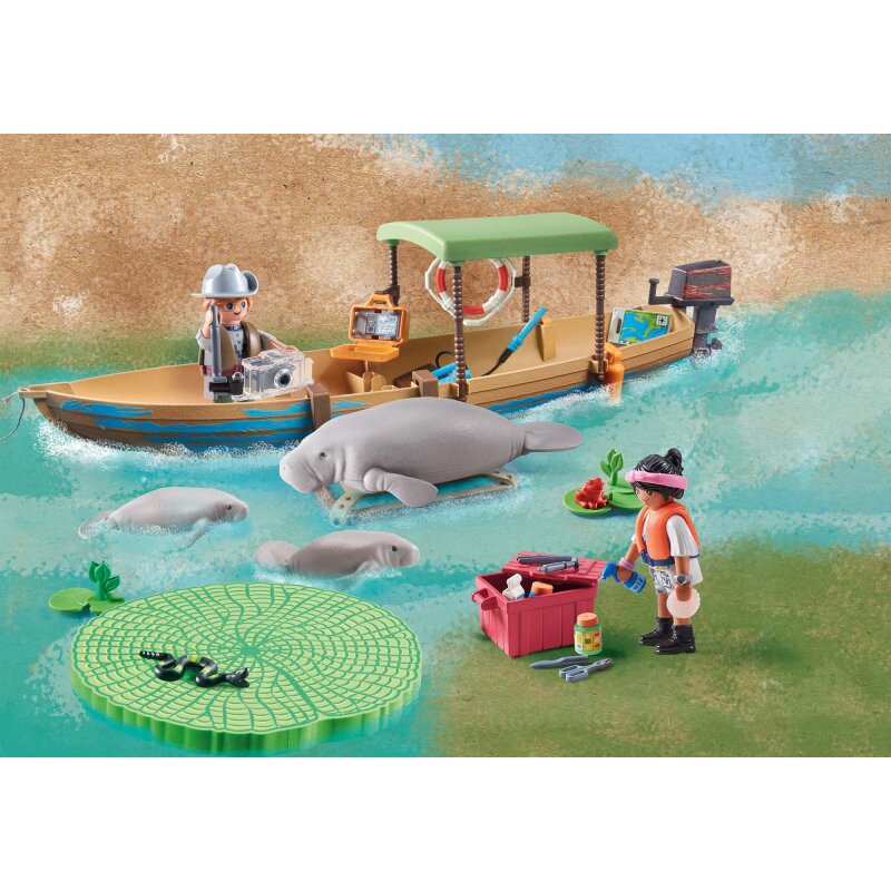 Playmobil Wiltopia Bootsausflug zu den Seekühen