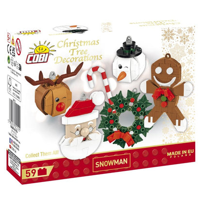 COBI Holidays Christbaumschmuck - Schneemann