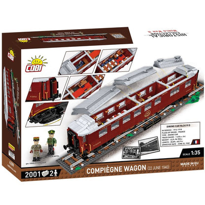 COBI Historical Collection WWII Compiègne Wagon 22 June 1940