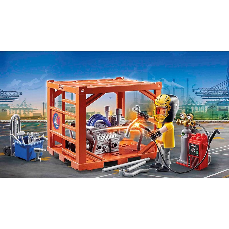 Playmobil City Action Containerfertigung