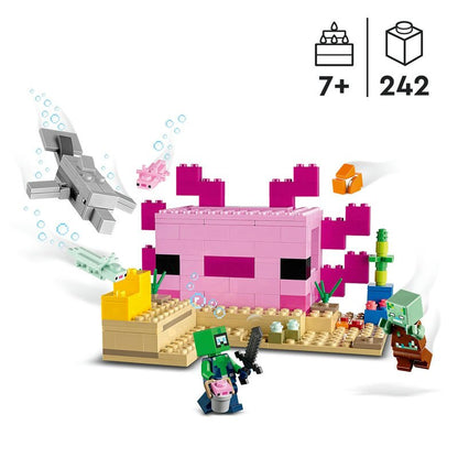 LEGO Minecraft Das Axolotl-Haus