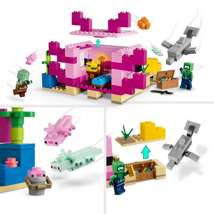 LEGO Minecraft Das Axolotl-Haus