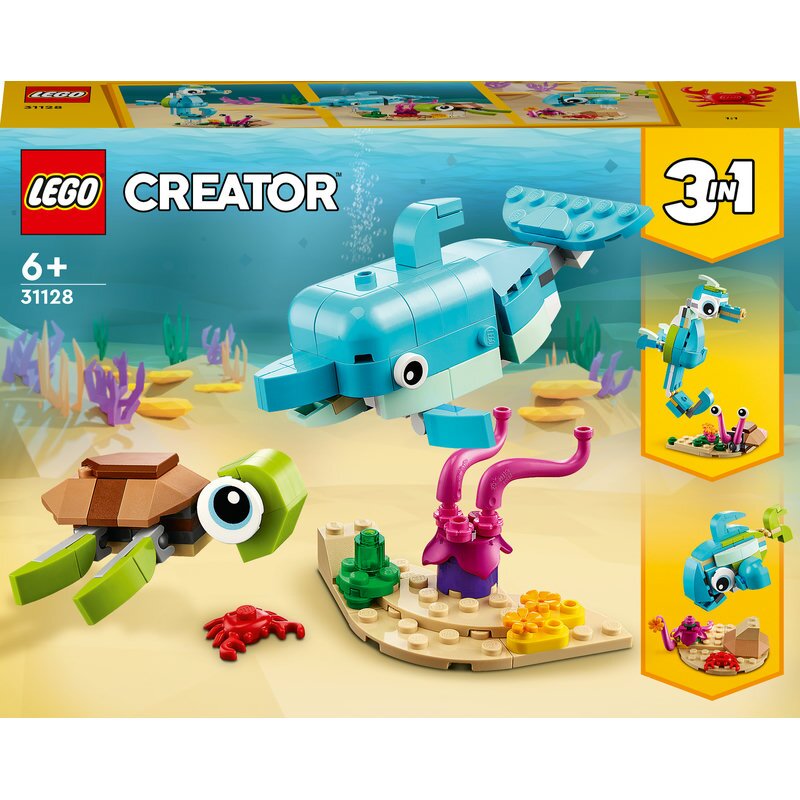 LEGO Creator Delfin und Schildkröte