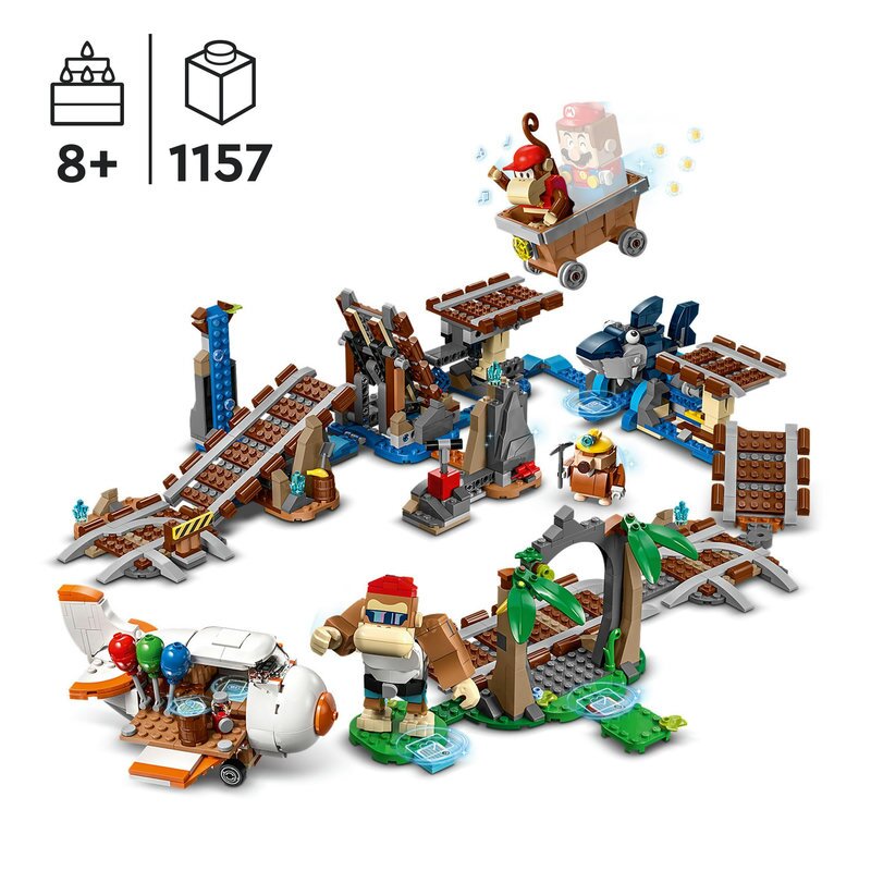 LEGO Super Mario Diddy Kongs Lorenritt Erweiterungsset