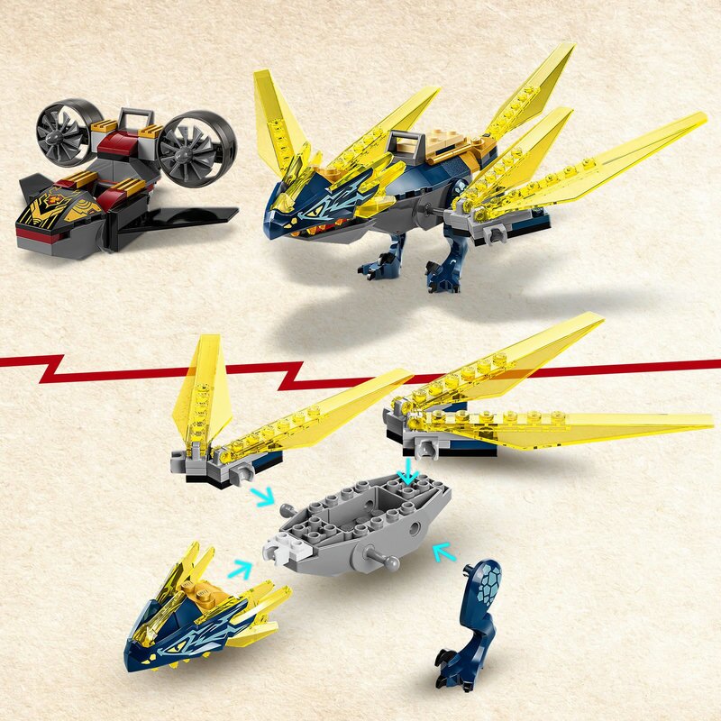 LEGO Ninjago Duell zwischen Nya und Arins Babydrachen