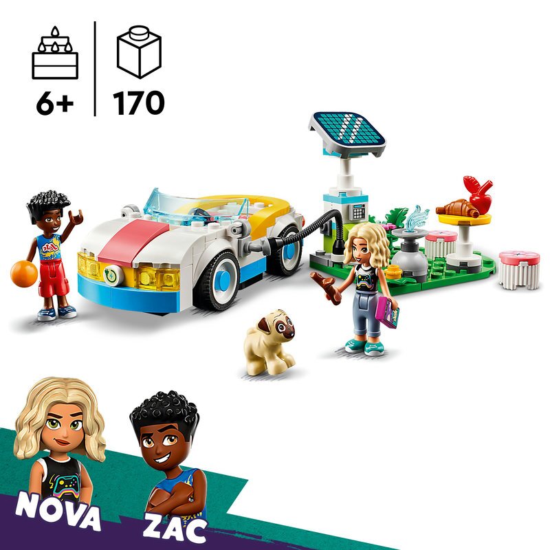 LEGO Friends E-Auto mit Ladestation