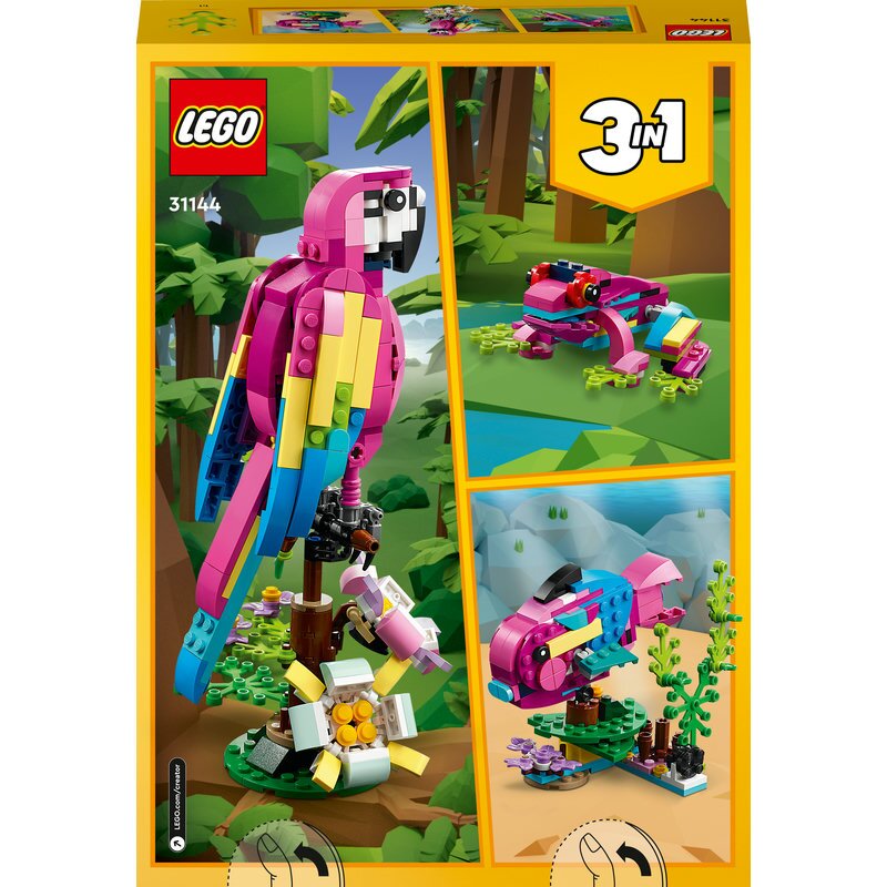 LEGO Creator Exotischer pinkfarbener Papagei