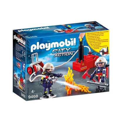 Playmobil City Action Feuerwehrmänner mit Löschpumpe