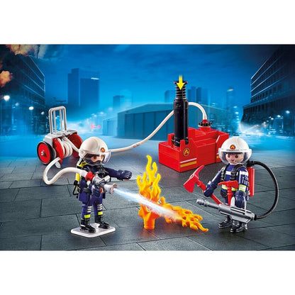 Playmobil City Action Feuerwehrmänner mit Löschpumpe