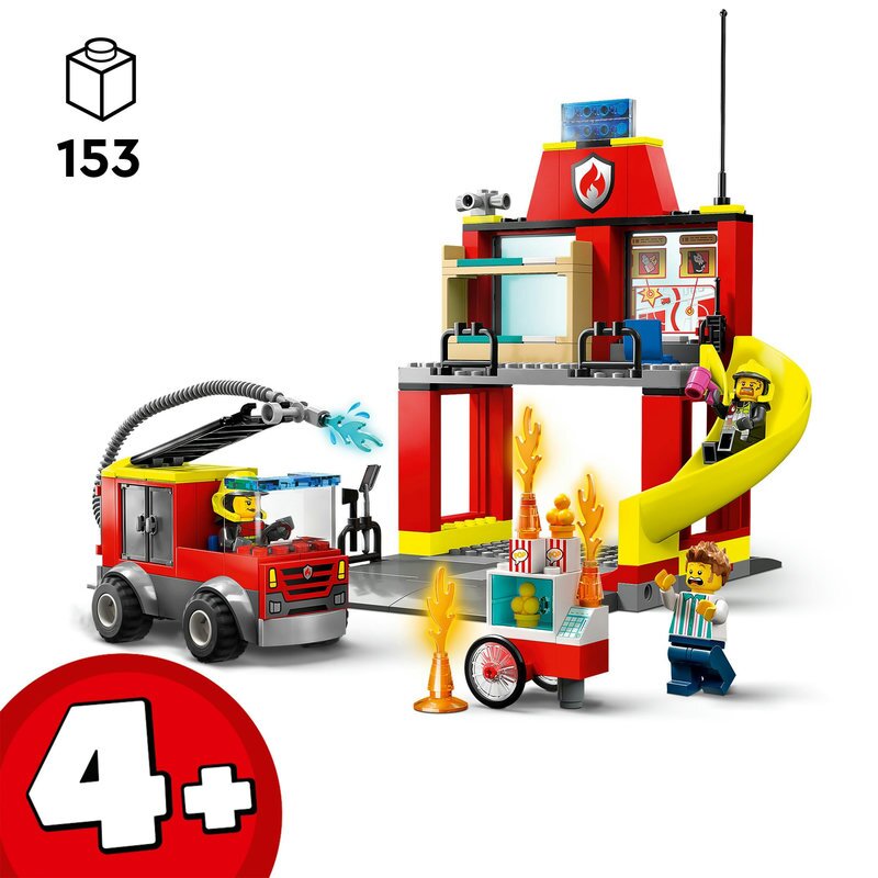 LEGO City Feuerwehrstation und Löschauto