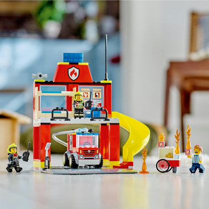 LEGO City Feuerwehrstation und Löschauto