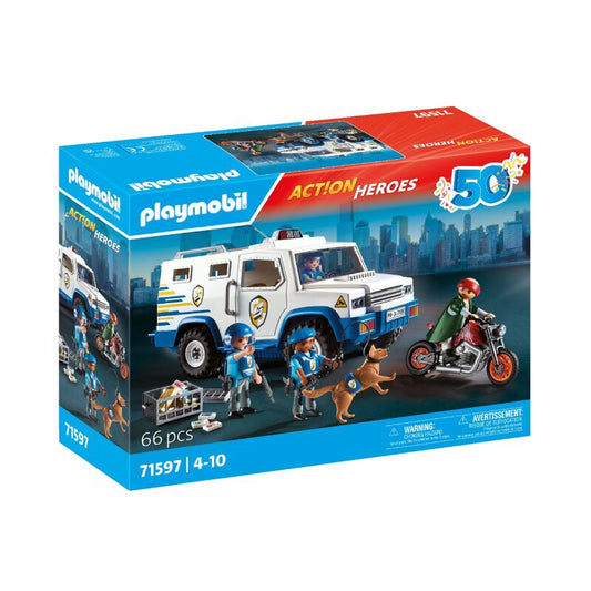 Playmobil Action Heroes Geldtransporter