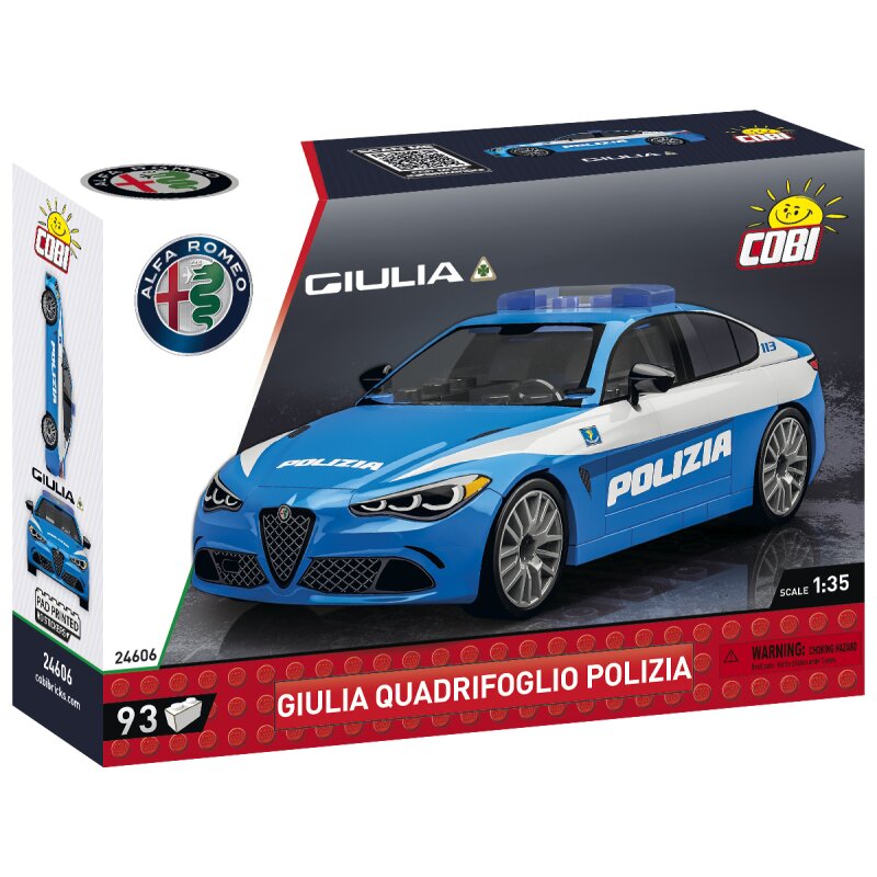 COBI Fahrzeuge Giulia Quadrifoglio Polizia