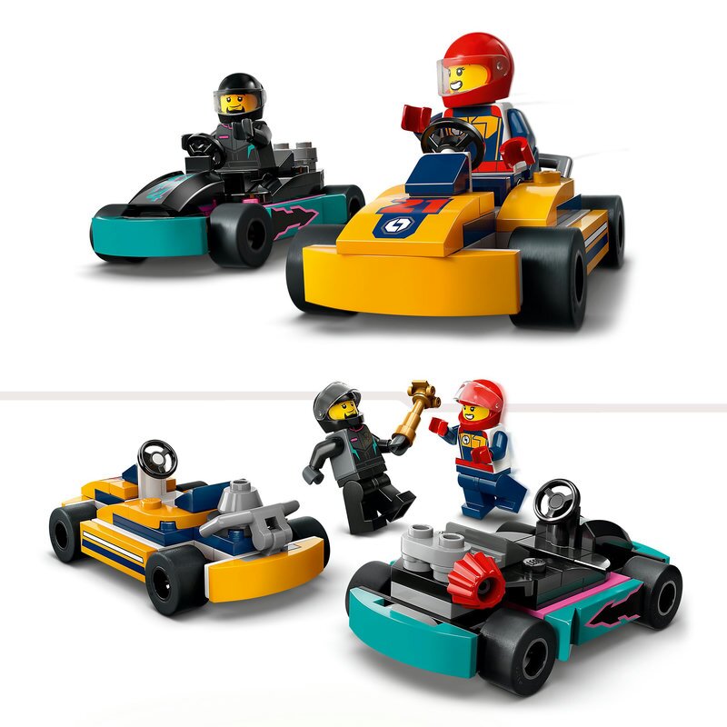 LEGO City Go-Karts mit Rennfahrern