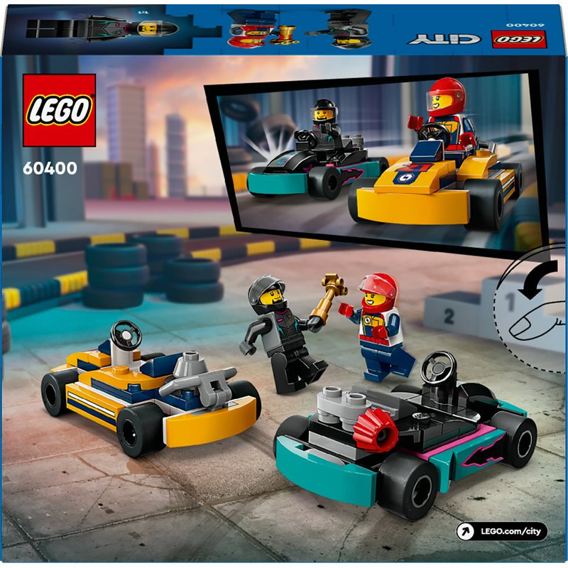 LEGO City Go-Karts mit Rennfahrern