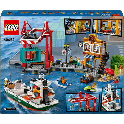 LEGO City Hafen mit Frachtschiff