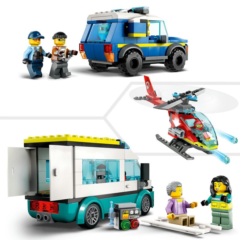 LEGO City Hauptquartier der Rettungsfahrzeuge