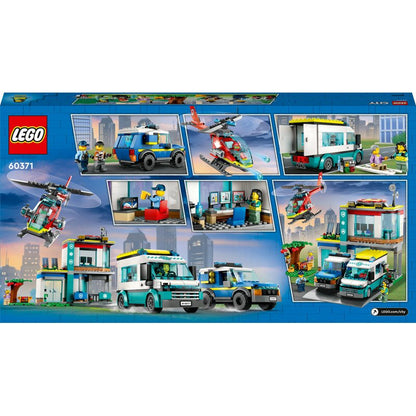 LEGO City Hauptquartier der Rettungsfahrzeuge