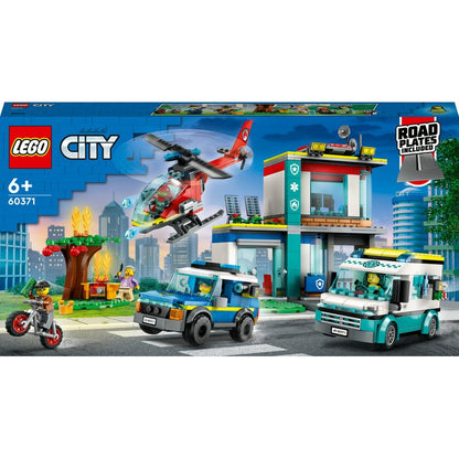 LEGO City Hauptquartier der Rettungsfahrzeuge