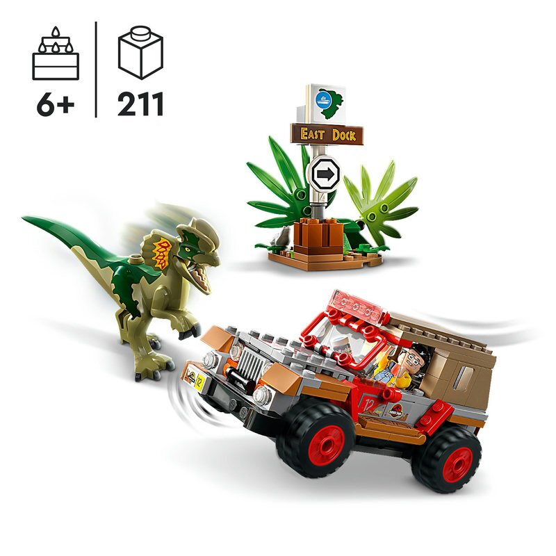 LEGO Jurassic World Hinterhalt des Dilophosaurus