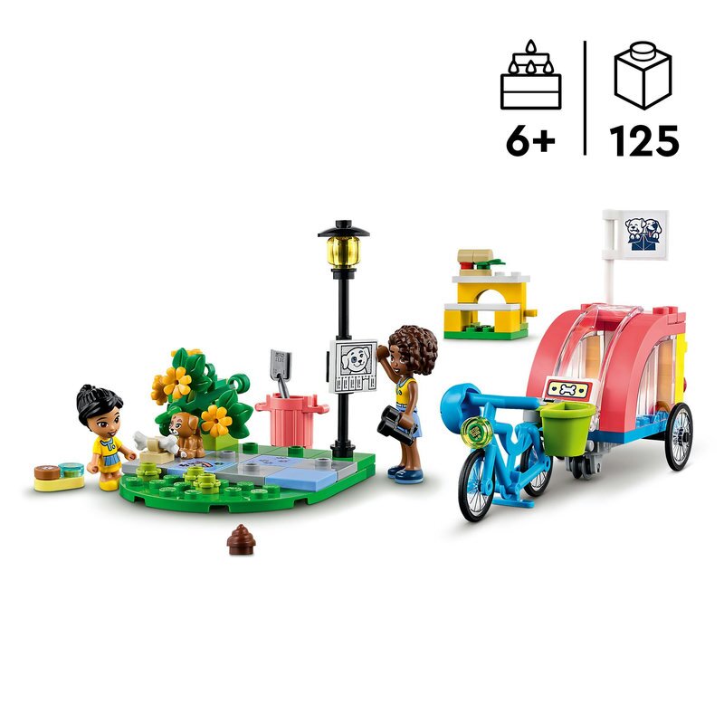 LEGO Friends Hunderettungsfahrrad