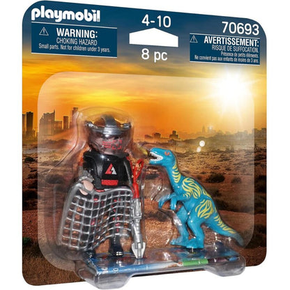 Playmobil Figuren DuoPack Jagd auf Velociraptor