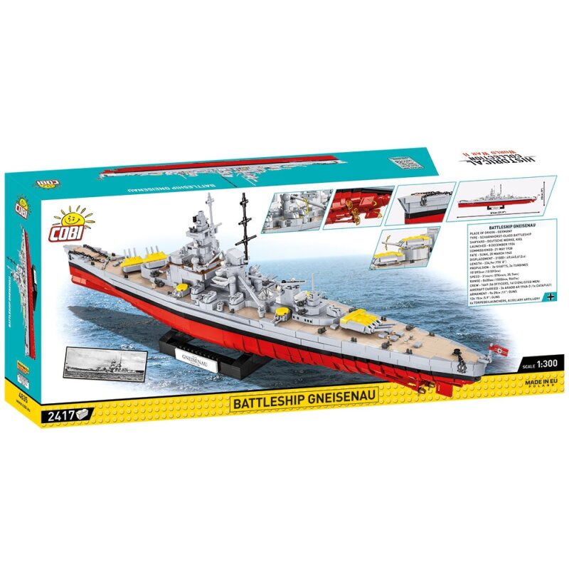 COBI Historical Collection WWII Battleship Gneisenau