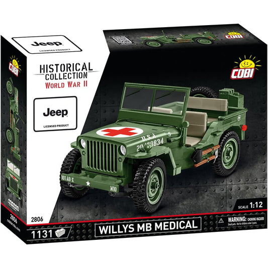 COBI Historical Collection WWll Willys MB  Medical scale 1:12