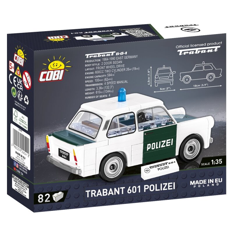 COBI Fahrzeuge Trabant 601 Polizei