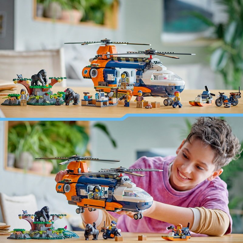 LEGO City Dschungelforscher-Hubschrauber