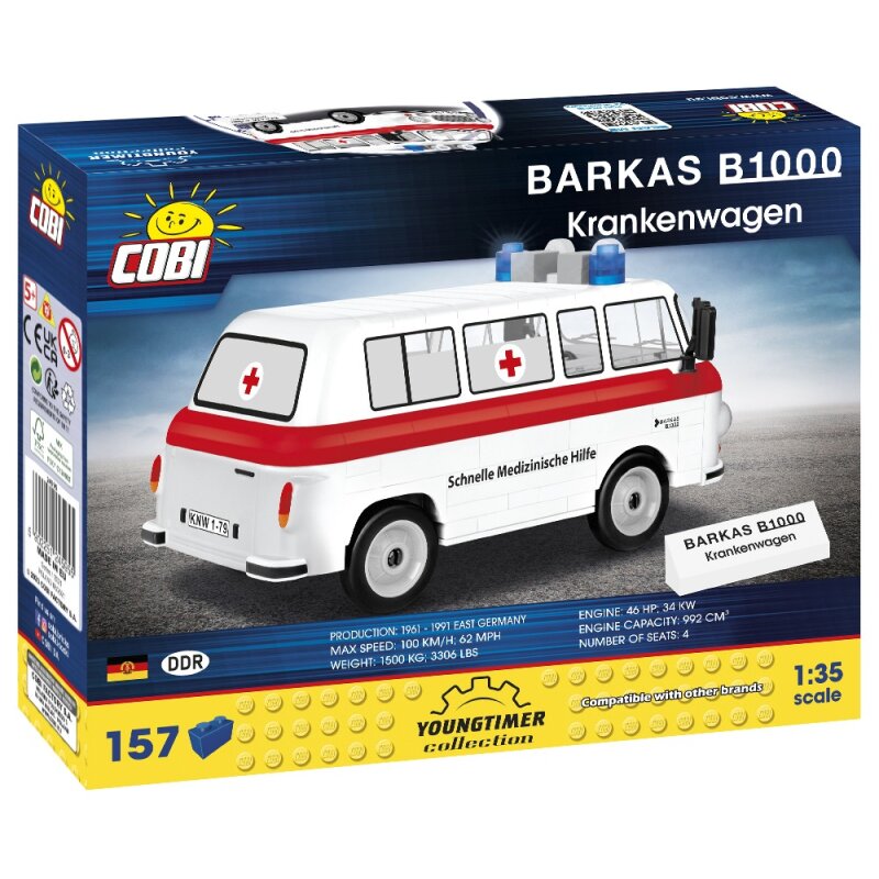 COBI Fahrzeuge BARKAS B1000 KRANKENW