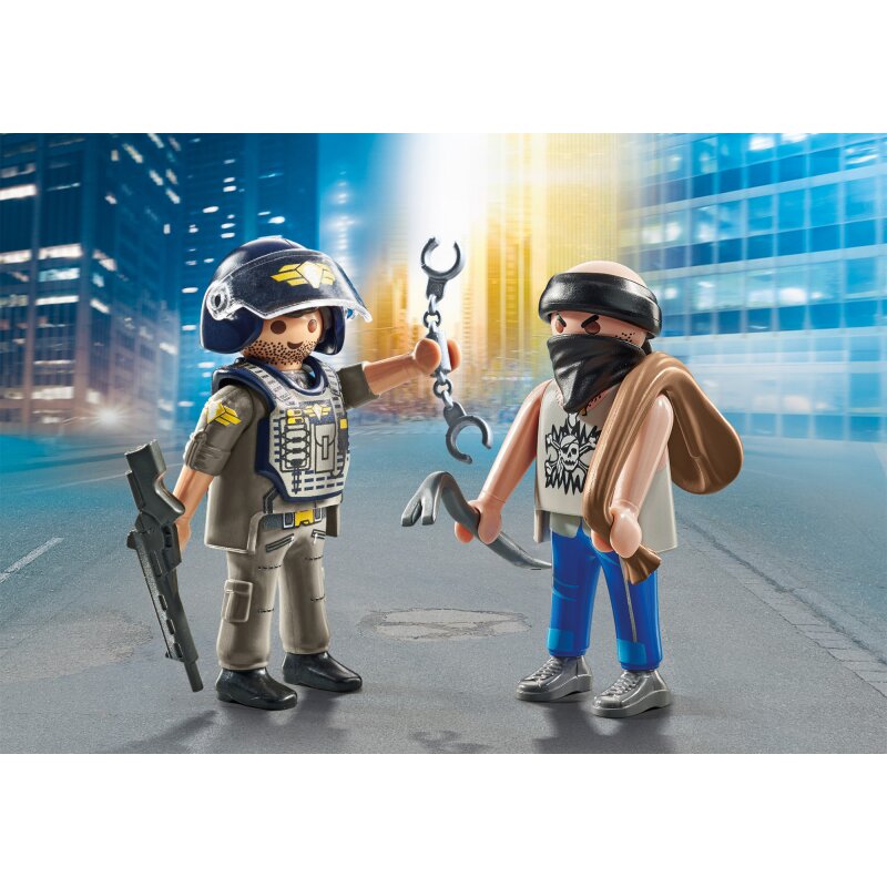 Playmobil Figuren DuoPack SWAT & Bandit