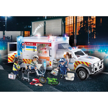 Playmobil City Action Rettungs-Fahrzeug: US Ambulance