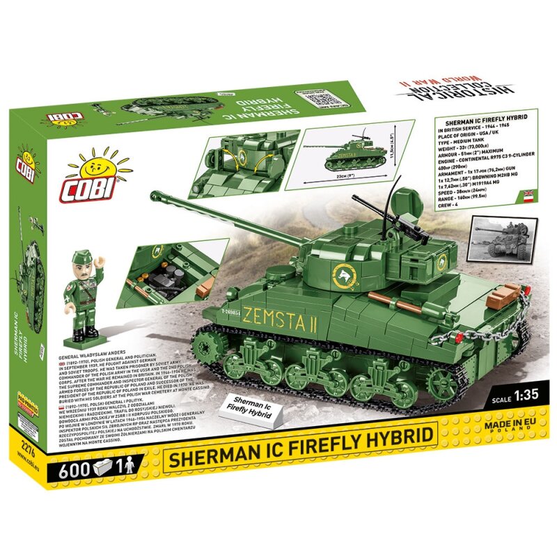 COBI Historical Collection SHERMAN IC Firefly Hybrid