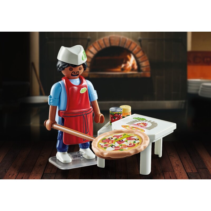 Playmobil Figuren Pizzabäcker