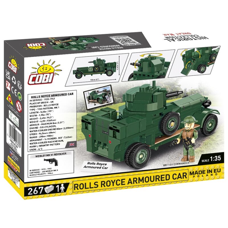 COBI Historical Collection Rolls Royce Armoured Car