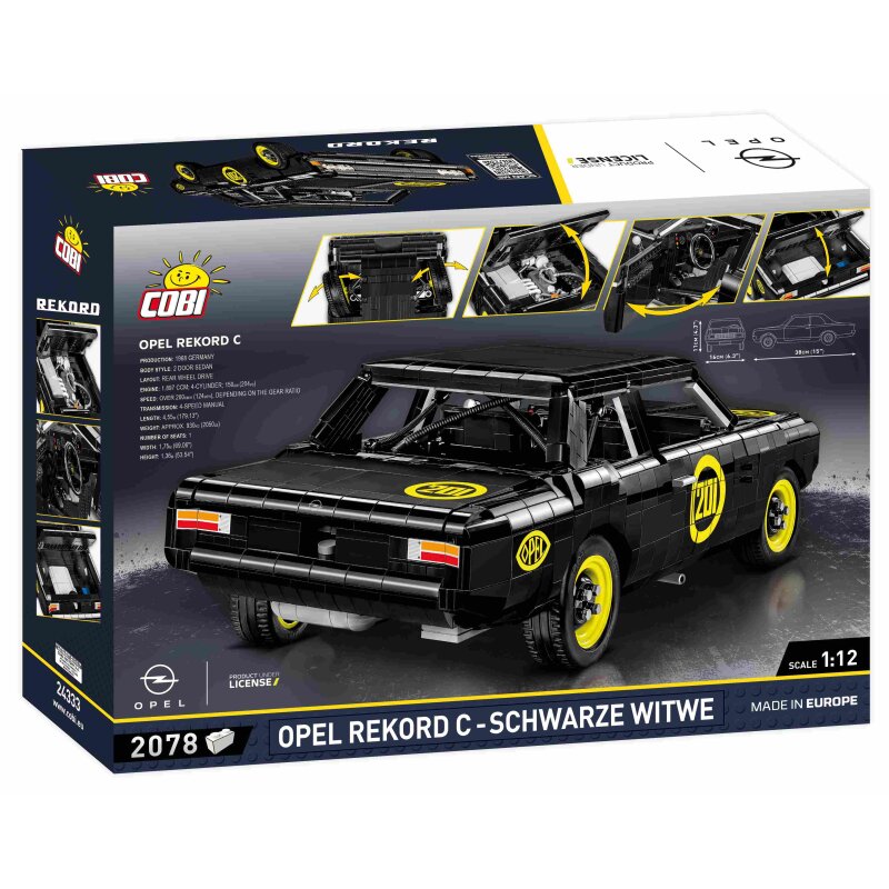 COBI Fahrzeuge OPEL Record C-Schwarz "Schwarze Witwe"