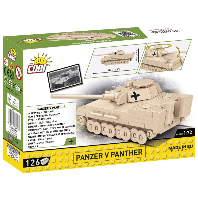 COBI Historical Collection WWII PANZER V PANTHER